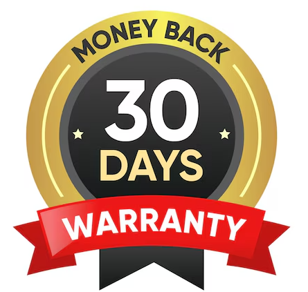 30 Days Warranty